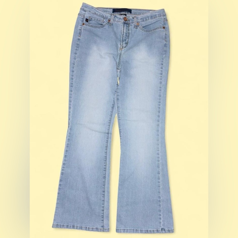 Y2K Jeanstar Light Wash Flare Jeans